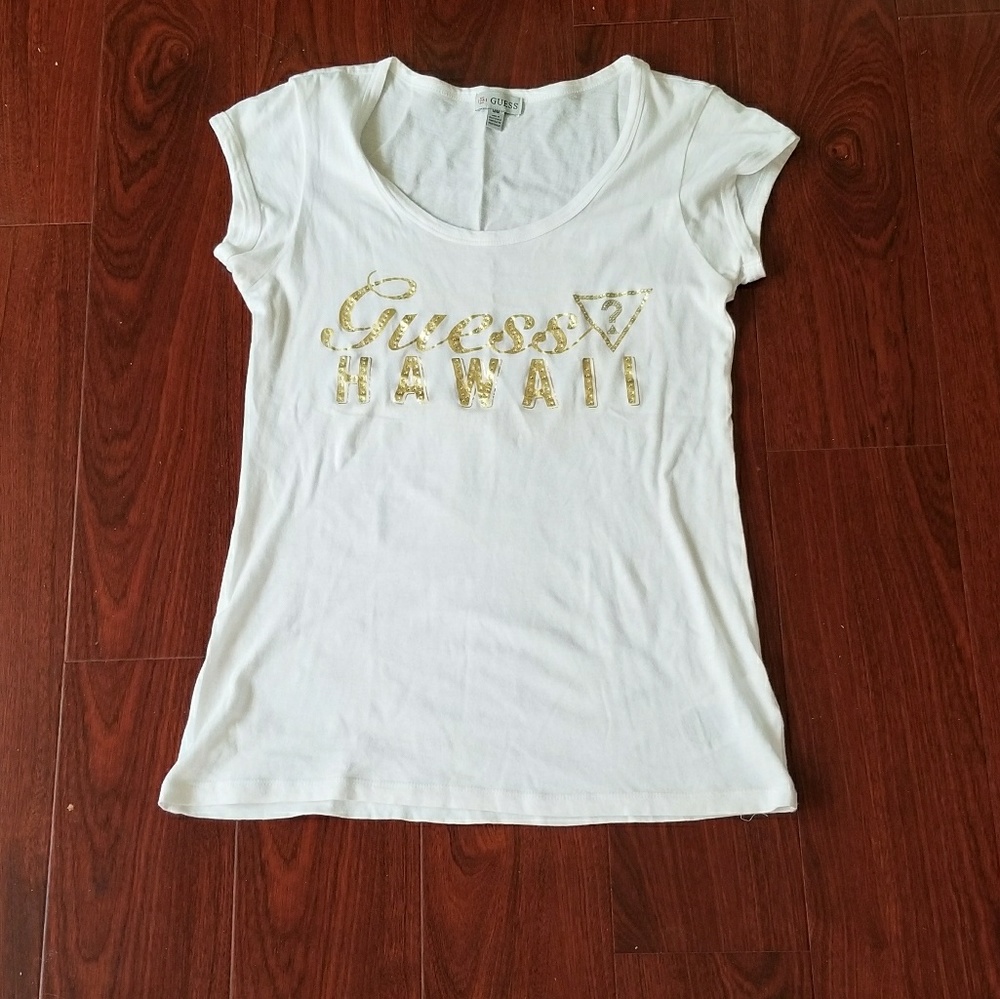 Guess Hawaii Logo Tee Size M